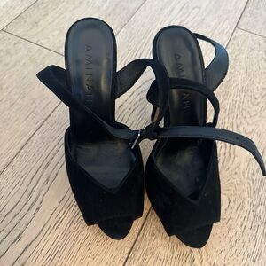 Black‎ Women's Strappy Heels